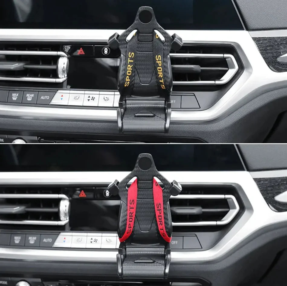 Racing Seat Car Phone Holder