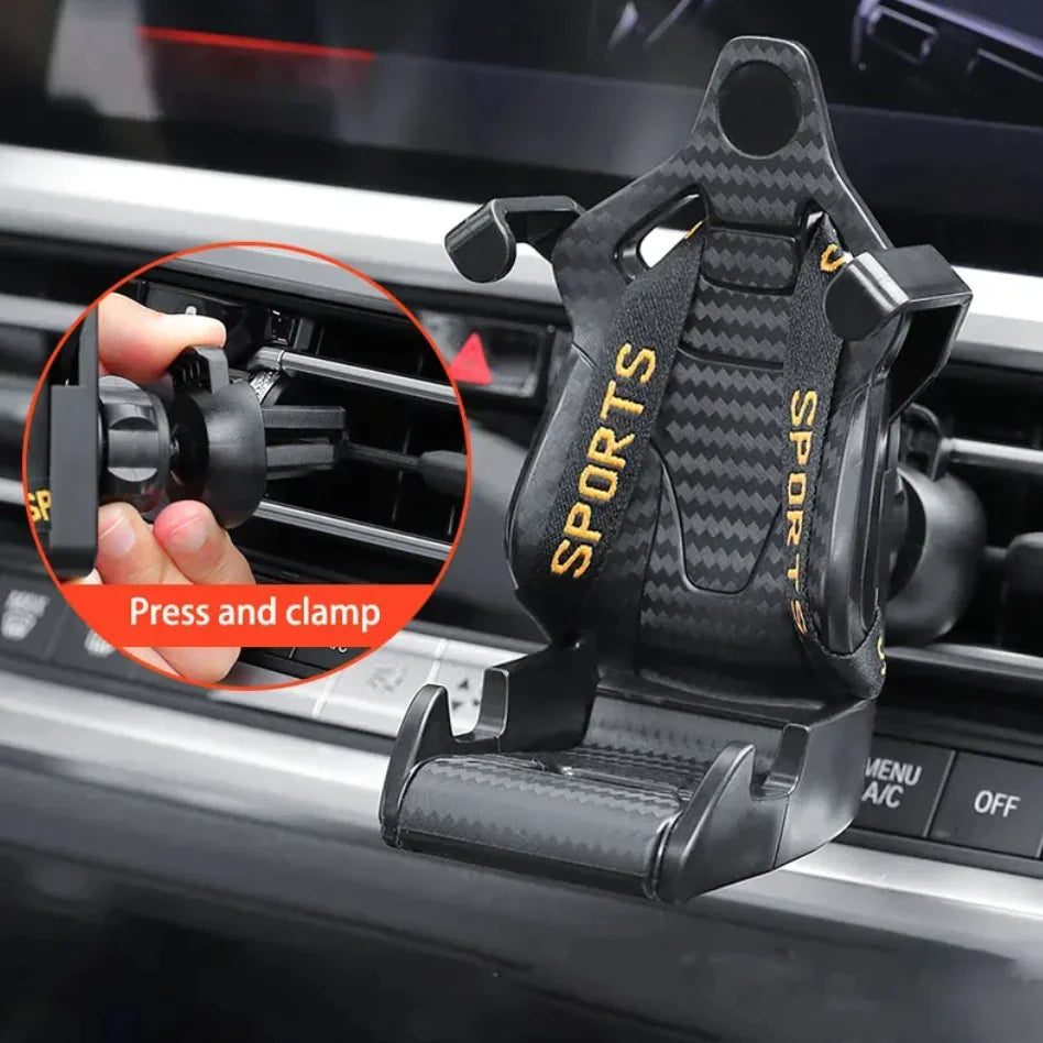Racing Seat Car Phone Holder